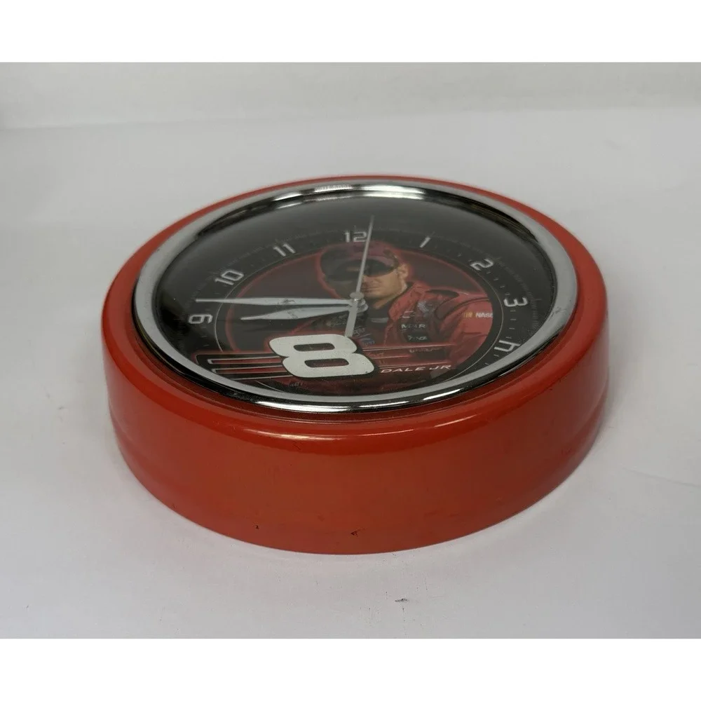 Vintage Nascar Dale Earnhardt Jr Wall Clock #8 Man Cave Garage Pool Room Decor